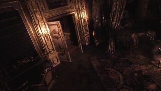 Resident Evil 8 Nude Lady Dimitrescu Red Lace Lingerie & Bottomless Daughters Resident Evil Village