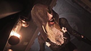 Resident Evil 8 - Nude Lady Dimitrescu & Bottomless Vampire Daughters Resident Evil Village: NEW