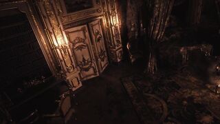 Resident Evil 8 Naked Dimitrescu's Daughters & Nude Lady Dimitrescu Black Lace Lingerie RE Village: