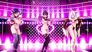 Mmd Genshin Impact MILF with out Nipple Tape Hot and Sexy 3d Hentai