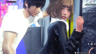 Honey select two – Nami in the metro