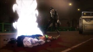 Clint Eastwood wannabe fists man named after a rockstar and an actor while Chinese cartoon music pla
