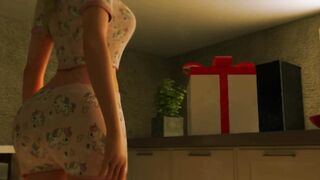 Monster cock mother fucks petite daughter - 3D Futa Sex(ENG)