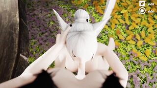FFXIV Miqo'te Catgirl Futa POV Blowjob with Cumshot Finish with SOUND
