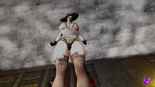 Lady Dimitrescu Crushes you (Growth Animation)