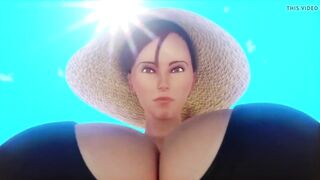 Hot Futanari Bj On The Beach