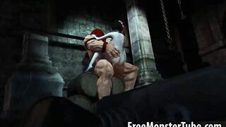 Foxy 3D babe getting fucked hard by The Juggernautnoutvsdumino-high 1
