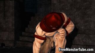 Foxy 3D babe getting fucked hard by The Juggernautnoutvsdumino-high 1
