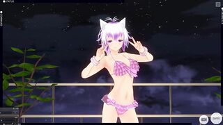3D HENTAI Girl in Pink Seductively Masturbates in the Bathroom