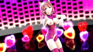 Mmd R18 Shot Chan Pink Latex Suit Hot and Sexy 3d Hentai
