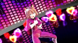 Mmd R18 Shot Chan Pink Latex Suit Hot and Sexy 3d Hentai