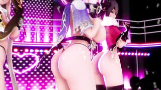 Mmd Genshin Impact MILF with Dirty Panty Smell like Vinegar still Men want to Lick the Clint