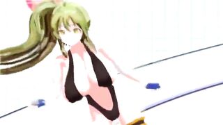 MMD 3D Ariane Cevaille Sister Breast Expansion Dance