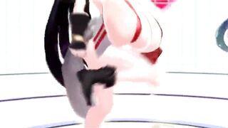 MMD 3D Ariane Cevaille Sister Breast Expansion Dance