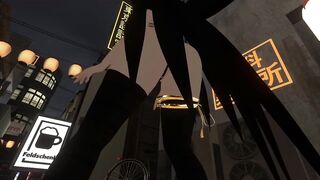 Anime Waifu Rides you in an Alley