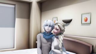 Elsa and Jack Frost - Sexy Scene