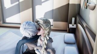 Elsa and Jack Frost - Sexy Scene
