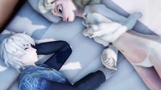 Elsa and Jack Frost - Sexy Scene