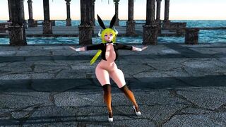 Mmd Bowsette used Big Bad Dragon Dildo in her Ass to Satisfy her Fans