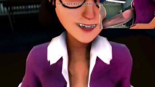 Mei X Miss Pauling Big Futanari Scene