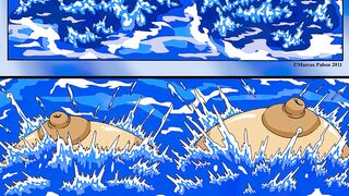 Water be Comic - Giantess Growth Boobs Expansion Hentai Comic
