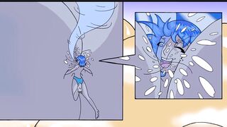 Water be Comic - Giantess Growth Boobs Expansion Hentai Comic