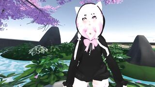 Kitty Girl Dances and Strips