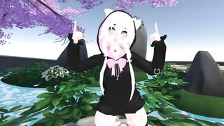 Kitty Girl Dances and Strips