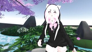 Kitty Girl Dances and Strips