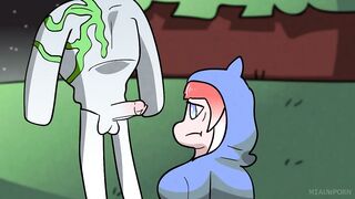 Monster Golem Cock Fucks Teen Minecraft Sex Animation