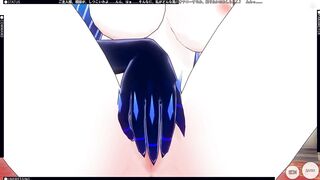 3D HENTAI Diabla Castle Masturbates