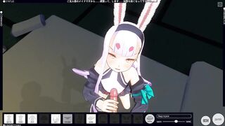 3D HENTAI POV Shimakaze Jerks you off and makes you Cum