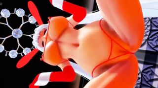 MMD R-18 SANTA MIKU's swing dance