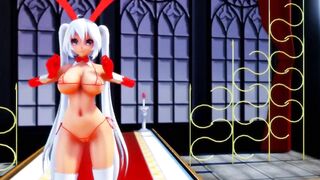 MMD R-18 SANTA MIKU's swing dance