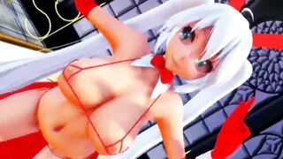 MMD R-18 SANTA MIKU's swing dance