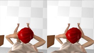 VR 3d Blowjob - Virtual Reality POV animated Sex