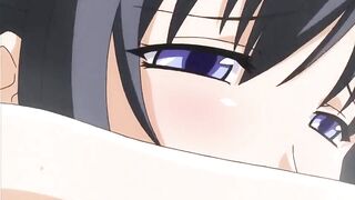 Cute girl in hot spring round2
