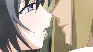Cute girl in hot spring round2