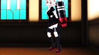 KanColle MMD - Petite girl fucked by huge dick