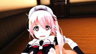 KanColle MMD - Petite girl fucked by huge dick