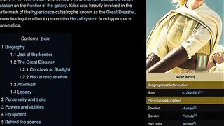 Jedi Master Avar Kriss drawing timelapse by Berrythelothcat