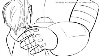 megaman hentai parody blues flashman