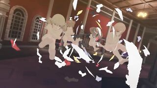 Senran Kagura Sexy Team Finisher Compilation Hidden Room