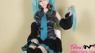 Beautiful and realistic anime hentai Japanese sex doll