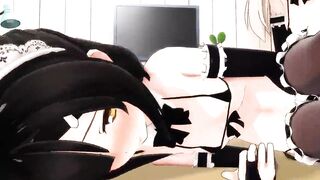 MMD R-18 chloe  illyasviel miyu