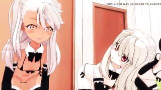 MMD R-18 chloe  illyasviel miyu