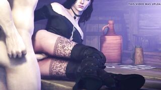 Yennefer gets gang banged