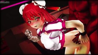 MMD R-18 Touhou kasen