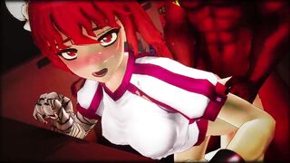 MMD R-18 Touhou kasen