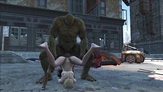 Fallout 4 Katsu sex adventure chap.7 Supermutant anal